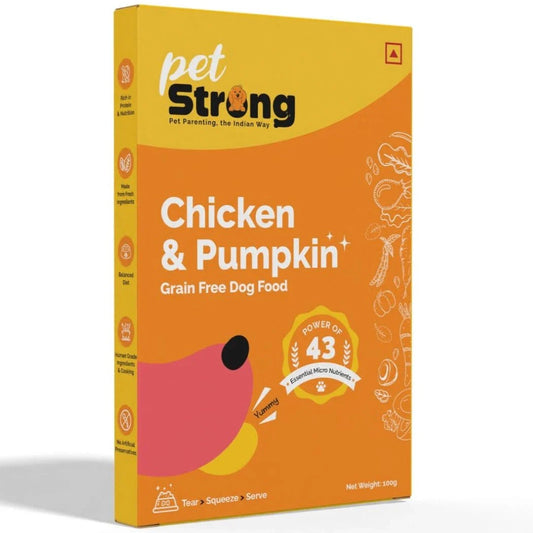 PetStrong Chicken and Pumpkin Grain Free Fresh Food for Dogs