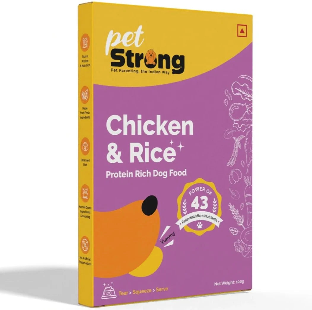 PetStrong Chicken and Rice Fresh Food for Dogs