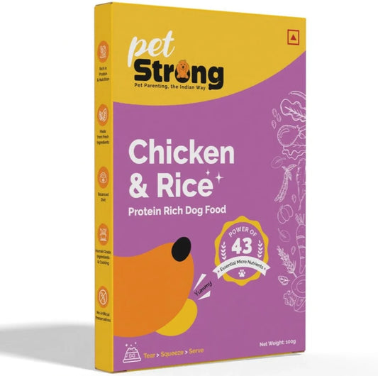 PetStrong Chicken and Rice Fresh Food for Dogs