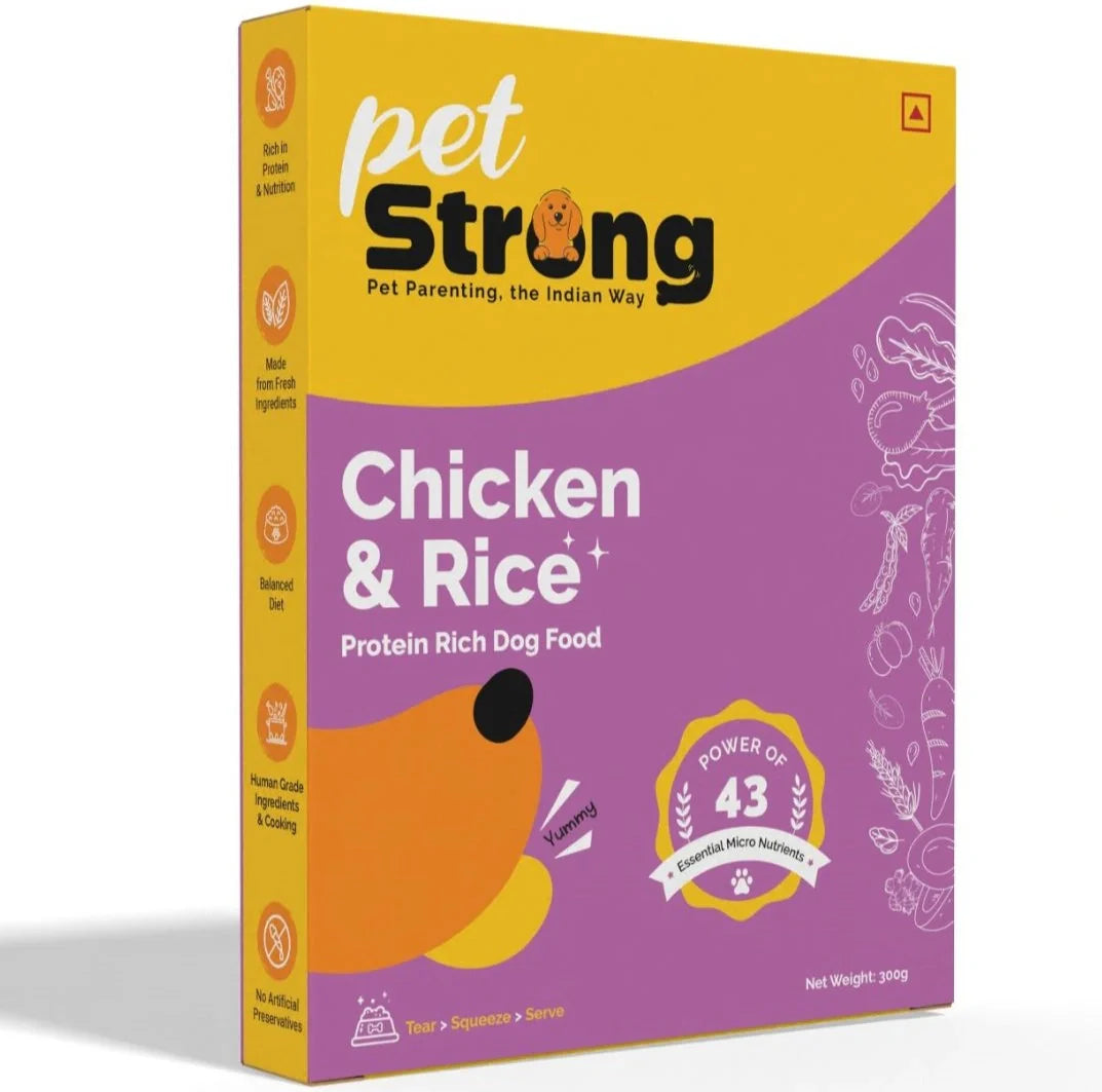 PetStrong Chicken and Rice Fresh Food for Dogs