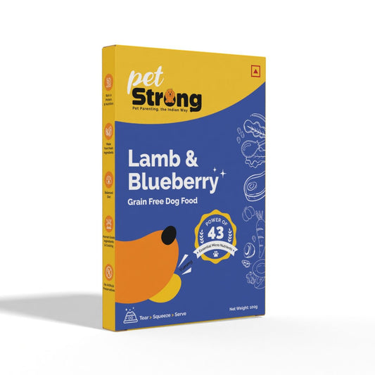 PetStrong Lamb and Blueberry Grain Free Fresh Food for Dogs